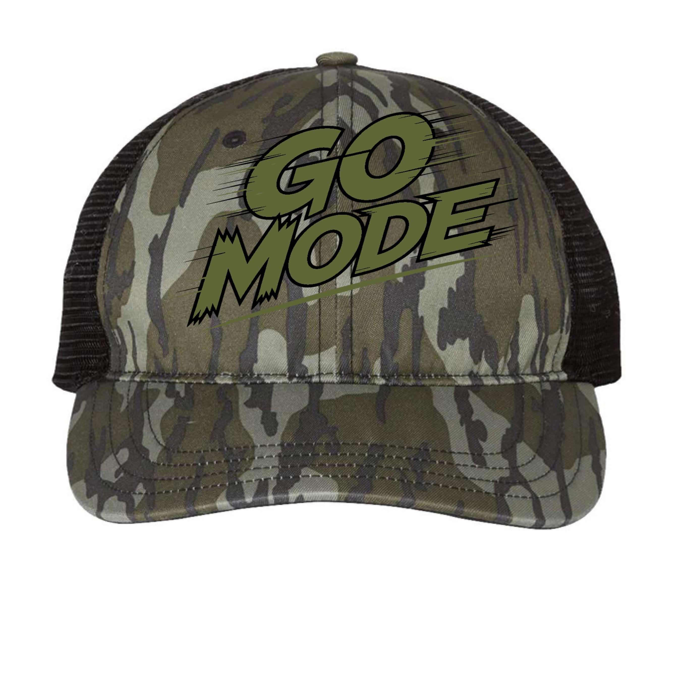 Mossy Oak Bottomland/ Black - FRONT