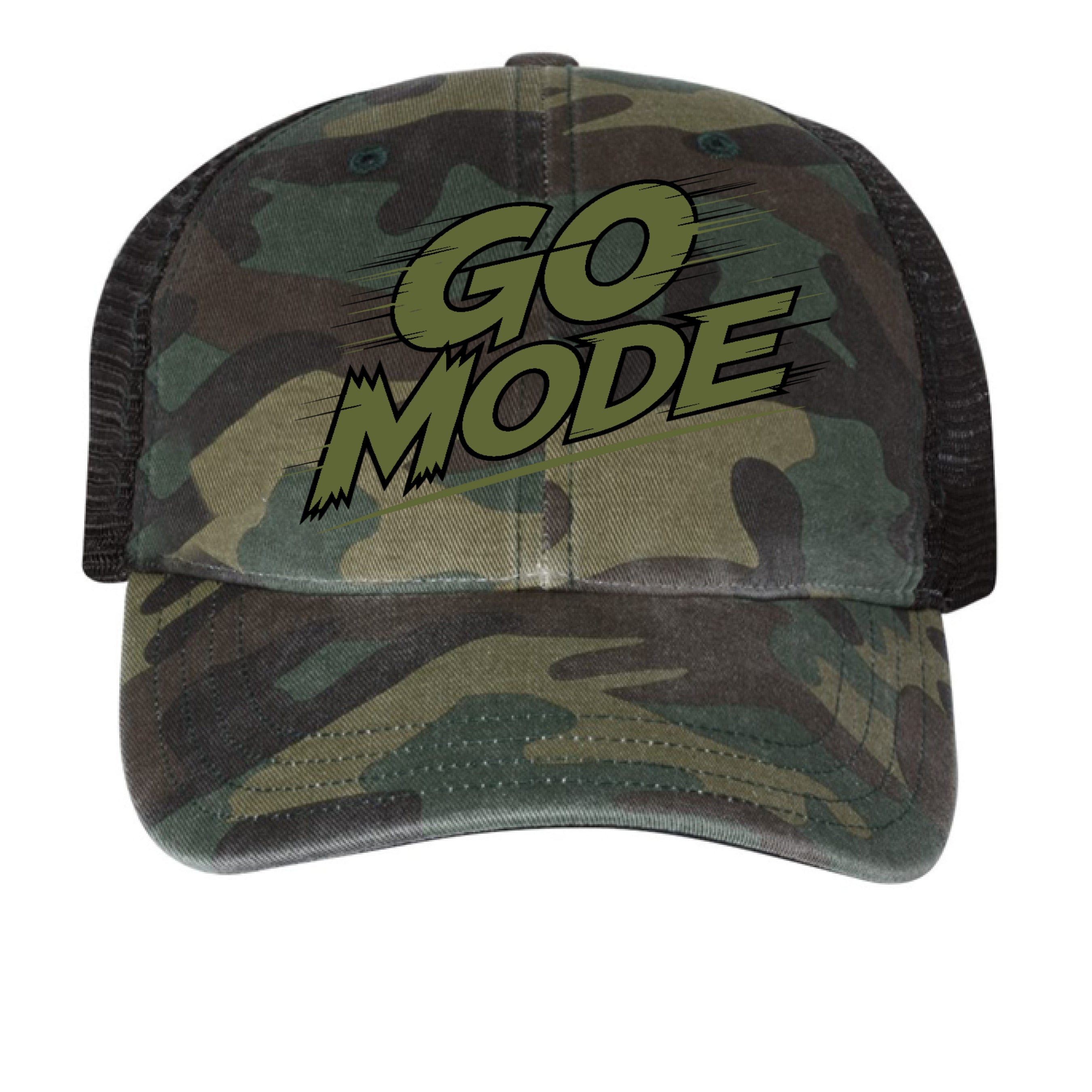 Green Camo/ Black - FRONT